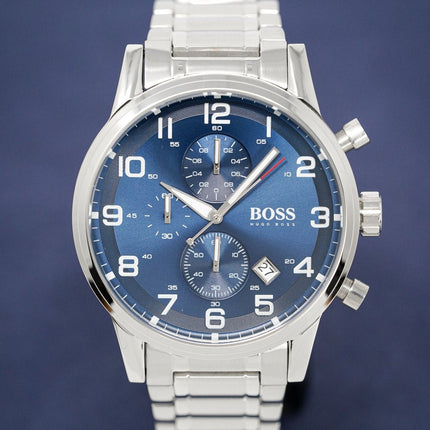 Hugo Boss Watch Chronograph Aeroliner Blue HB1513183