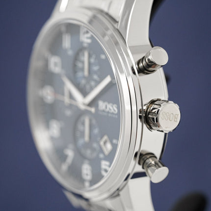 Hugo Boss Watch Chronograph Aeroliner Blue HB1513183