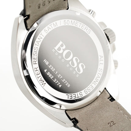Hugo Boss Men's Watch Chronograph Black Driver Leather HB1513085