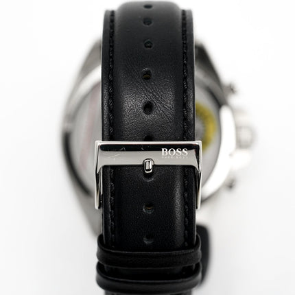 Hugo Boss Men's Watch Chronograph Black Driver Leather HB1513085