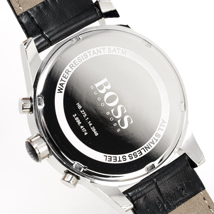 Hugo Boss Men's Watch Chronograph Blue Jet Leather HB1513283