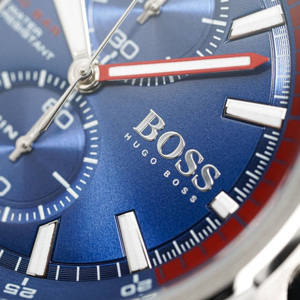 Hugo Boss Men's Watch Chronograph Globetrotter Blue HB1513823