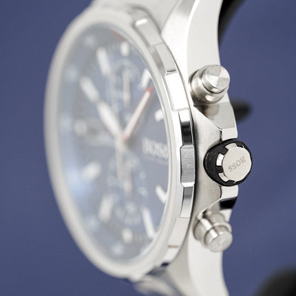 Hugo Boss Men's Watch Chronograph Globetrotter Blue HB1513823