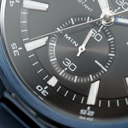 Hugo Boss Men's Watch Chronograph Globetrotter Blue PVD HB1513824