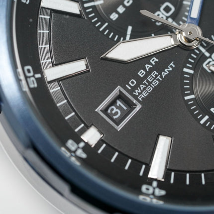 Hugo Boss Men's Watch Chronograph Globetrotter Blue PVD HB1513824