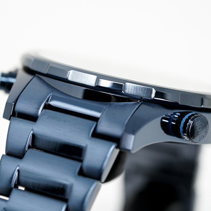 Hugo Boss Men's Watch Chronograph Globetrotter Blue PVD HB1513824