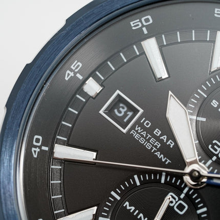 Hugo Boss Men's Watch Chronograph Globetrotter Blue PVD HB1513824