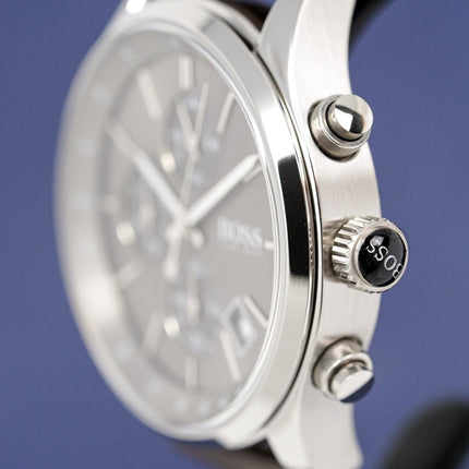 Hugo Boss Men's Watch Chronograph Grand Prix Grey HB1513476