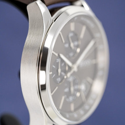 Hugo Boss Men's Watch Chronograph Grand Prix Grey HB1513476