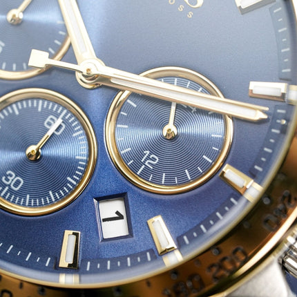 Hugo Boss Watch Chronograph Hero Two Tone Blue HB1513767