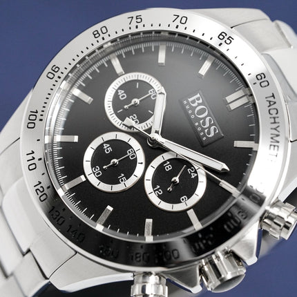 Hugo Boss Men's Watch Chronograph Ikon Black HB1512965