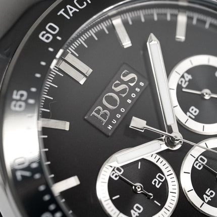 Hugo Boss Men's Watch Chronograph Ikon Black PVD HB1512961