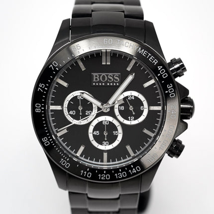 Hugo Boss Men's Watch Chronograph Ikon Black PVD HB1512961