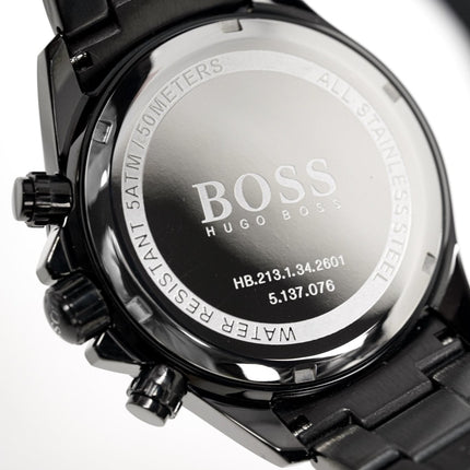 Hugo Boss Men's Watch Chronograph Ikon Black PVD HB1512961