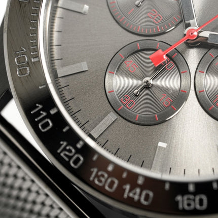 Hugo Boss Men's Watch Chronograph Ikon Grey Mesh HB1513443