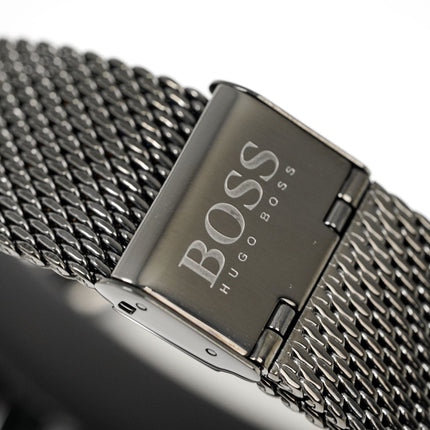 Hugo Boss Men's Watch Chronograph Ikon Grey Mesh HB1513443