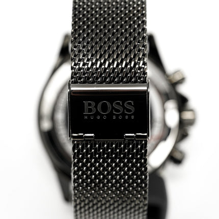 Hugo Boss Men's Watch Chronograph Ikon Grey Mesh HB1513443