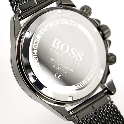 Hugo Boss Men's Watch Chronograph Ikon Grey Mesh HB1513443