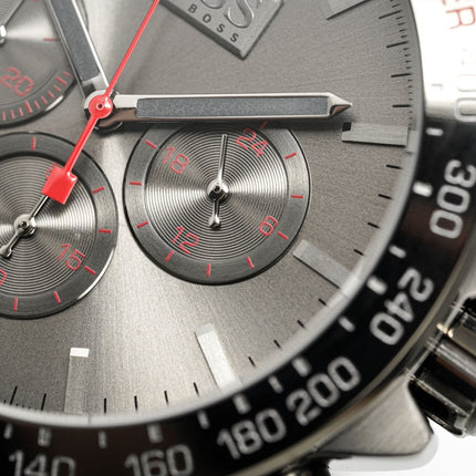 Hugo Boss Men's Watch Chronograph Ikon Grey Mesh HB1513443