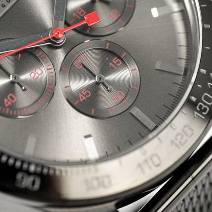 Hugo Boss Men's Watch Chronograph Ikon Grey Mesh HB1513443