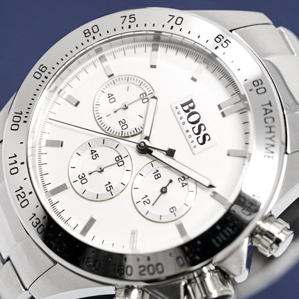 Hugo Boss Men's Watch Chronograph Ikon Silver HB1512962