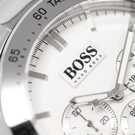 Hugo Boss Men's Watch Chronograph Ikon Silver HB1512962