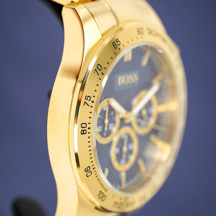 Hugo Boss Men's Watch Chronograph Ikon Yellow Gold HB1513340