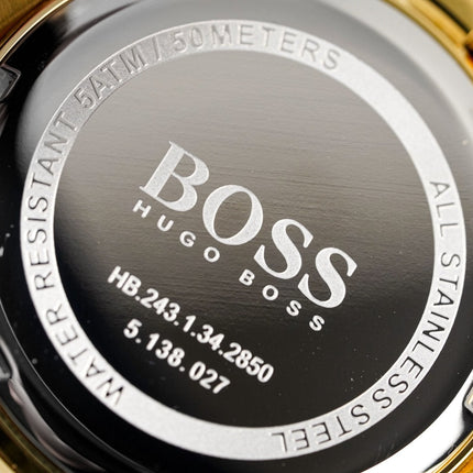 Hugo Boss Men's Watch Chronograph Ikon Yellow Gold HB1513340