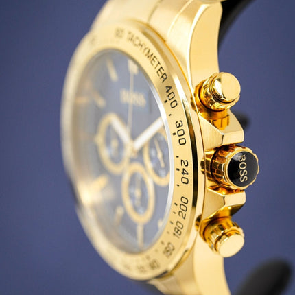 Hugo Boss Men's Watch Chronograph Ikon Yellow Gold HB1513340