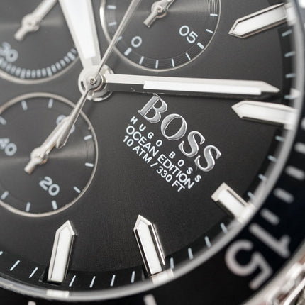 Hugo Boss Men's Watch Chronograph Ocean Edition Black HB1513701