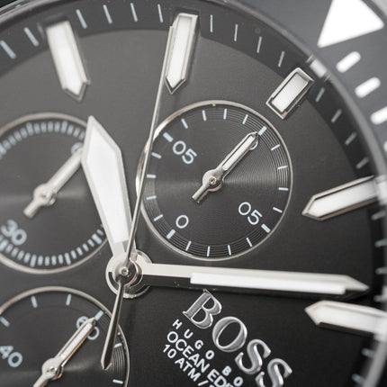 Hugo Boss Men's Watch Chronograph Ocean Edition Black HB1513701