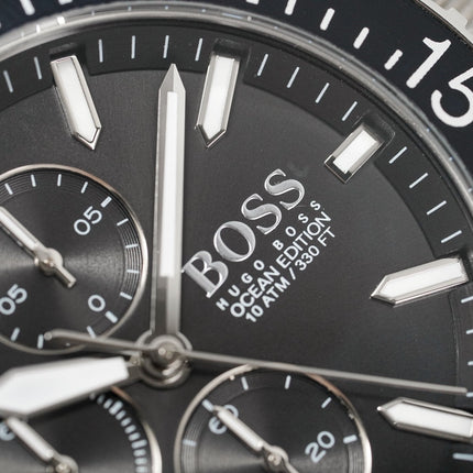 Hugo Boss Men's Watch Chronograph Ocean Edition Black HB1513701
