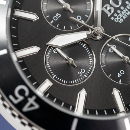 Hugo Boss Men's Watch Chronograph Ocean Edition Black HB1513701