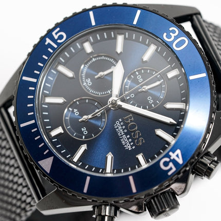 Hugo Boss Men's Watch Chronograph Ocean Edition Blue HB1513702