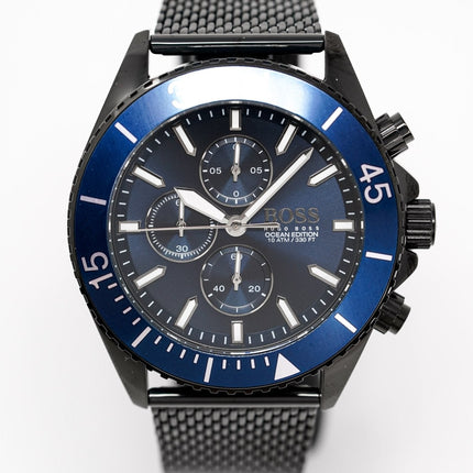 Hugo Boss Men's Watch Chronograph Ocean Edition Blue HB1513702