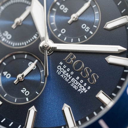 Hugo Boss Men's Watch Chronograph Ocean Edition Blue HB1513702