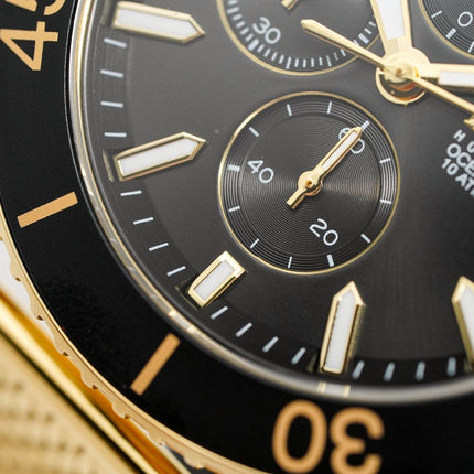 Hugo Boss Men's Watch Chronograph Ocean Edition Gold HB1513703