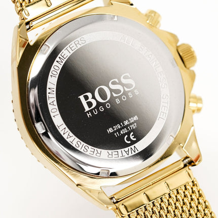 Hugo Boss Men's Watch Chronograph Ocean Edition Gold HB1513703