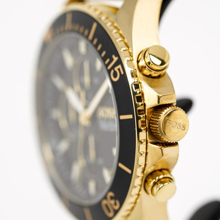 Hugo Boss Men's Watch Chronograph Ocean Edition Gold HB1513703