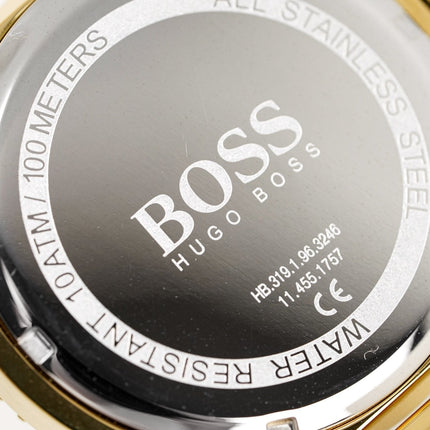 Hugo Boss Men's Watch Chronograph Ocean Edition Gold HB1513703