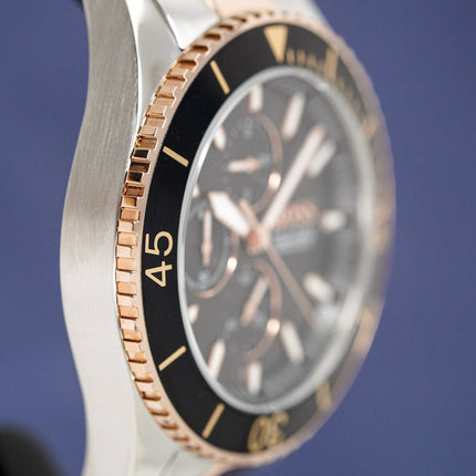 Hugo Boss Men's Watch Chronograph Ocean Edition Two Tone HB1513705