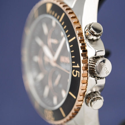 Hugo Boss Men's Watch Chronograph Ocean Edition Two Tone HB1513705