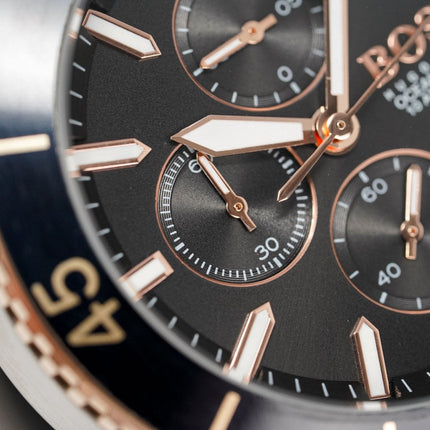 Hugo Boss Men's Watch Chronograph Ocean Edition Two Tone HB1513705