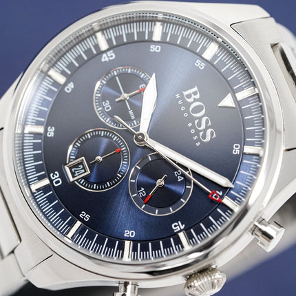 Hugo Boss Men's Watch Chronograph Pioneer Blue HB1513867