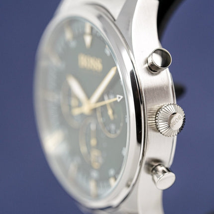 Hugo Boss Men's Watch Chronograph Pioneer Green HB1513868