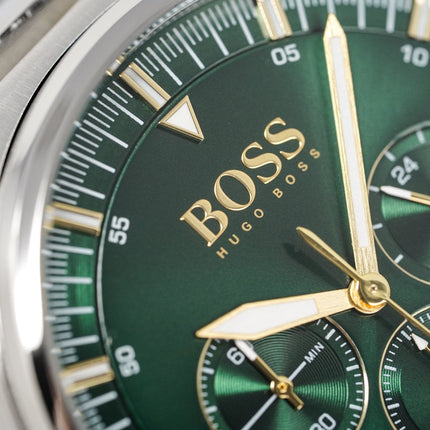 Hugo Boss Men's Watch Chronograph Pioneer Green HB1513868