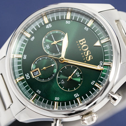 Hugo Boss Men's Watch Chronograph Pioneer Green HB1513868