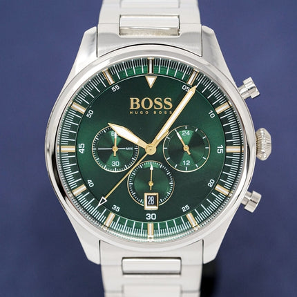 Hugo Boss Men's Watch Chronograph Pioneer Green HB1513868