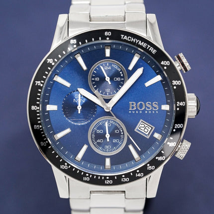 Hugo Boss Men's Watch Chronograph Rafale Blue HB1513510