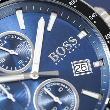 Hugo Boss Men's Watch Chronograph Rafale Blue HB1513510